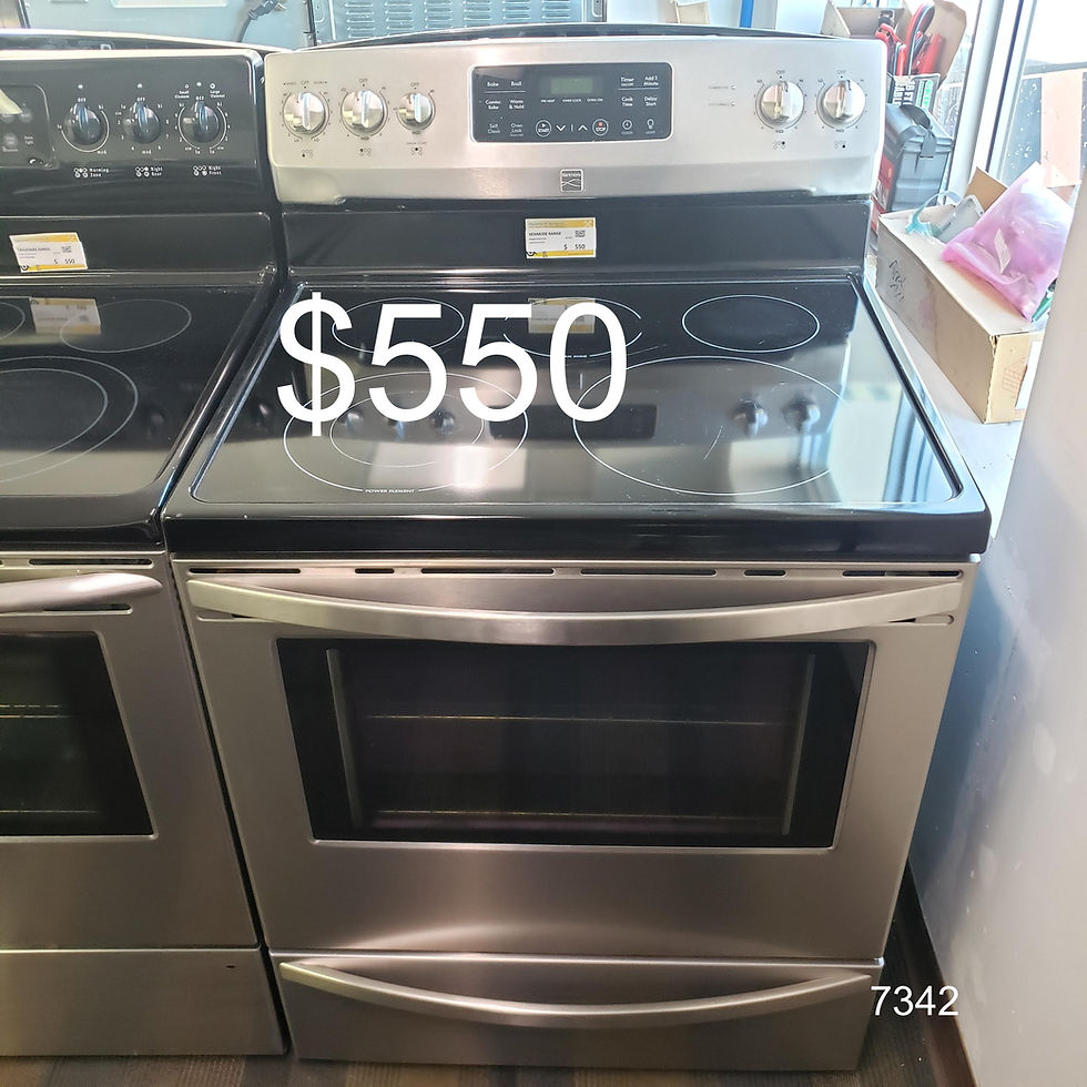 Thumbnail: Used Stainless Steel Glass Top Ranges