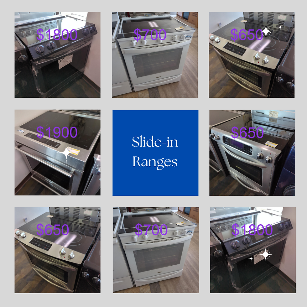 Used electric range near me