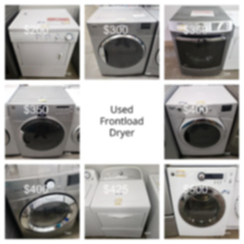 Used Electric Dryers