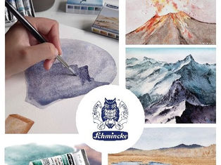 丸善美術商事　シュミンケ水彩絵具　新定番72色のお試し体験