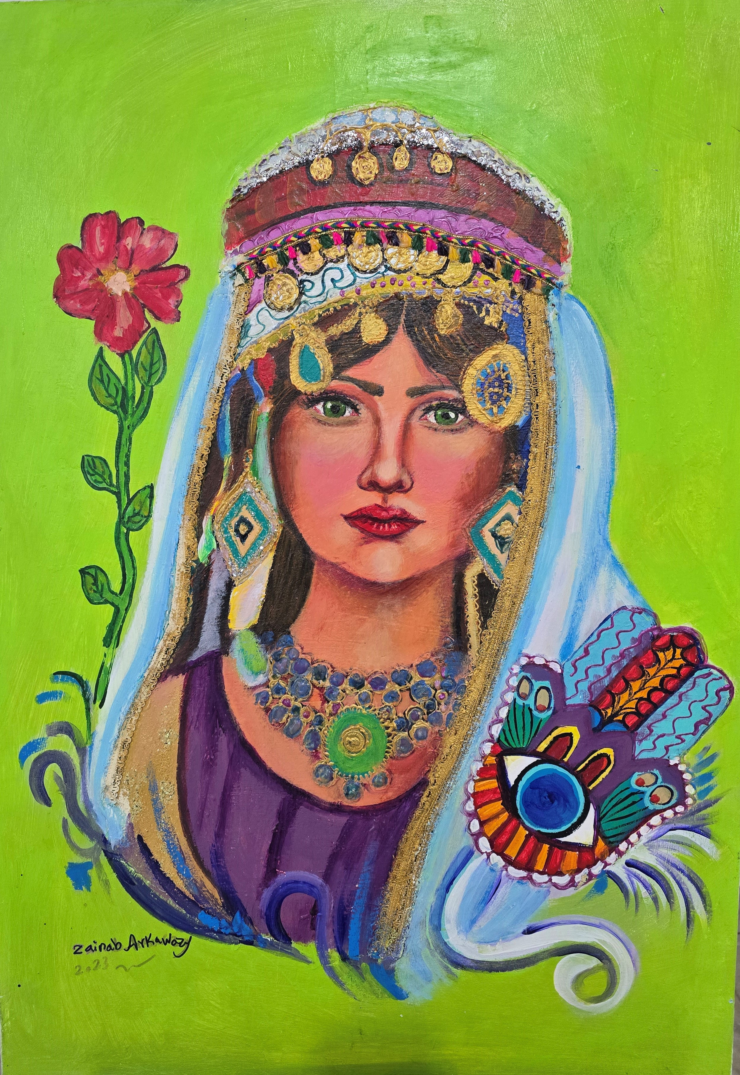 "Women's Pride" by Zainab Hussein Mousa Khan (Digital Print)