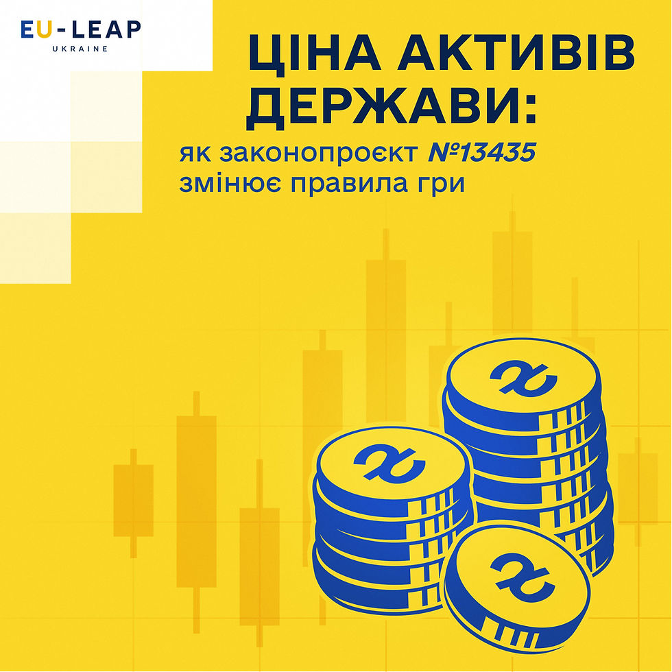 Ціна активів держави: як законопроєкт №13435 змінює правила гри