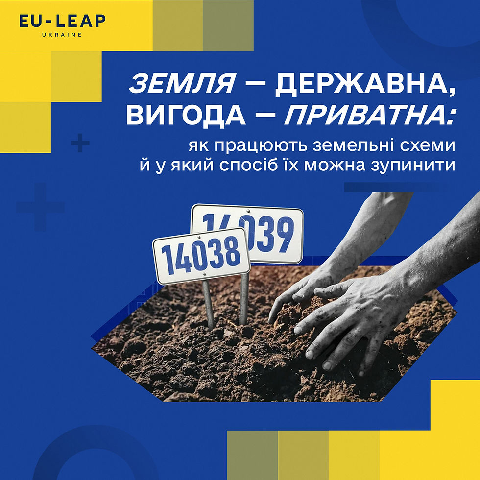 Земля — державна, вигода — приватна: як працюють земельні схеми й у який спосіб їх можна зупинити