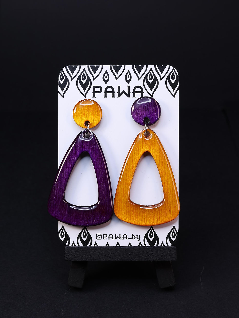 Thumbnail: EpoxyArt Earrings №217