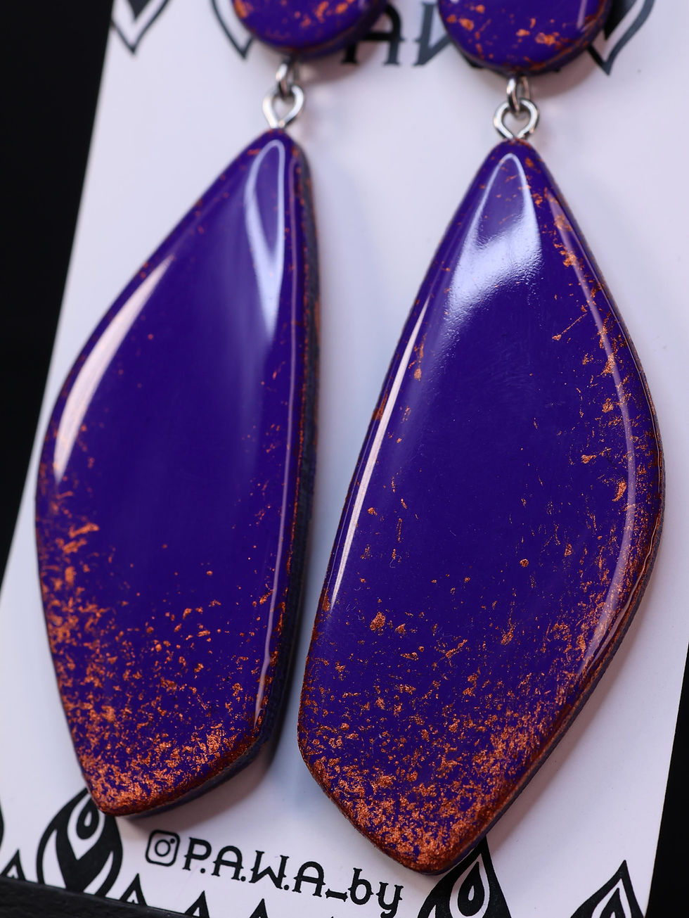 Thumbnail: EpoxyArt Earrings №215