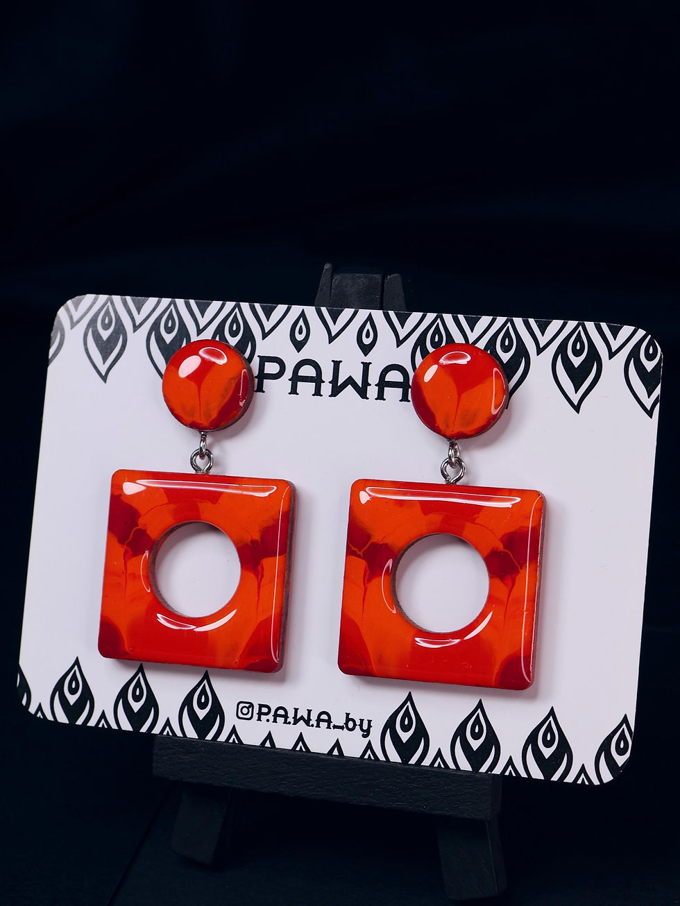 Thumbnail: EpoxyArt Earrings №68