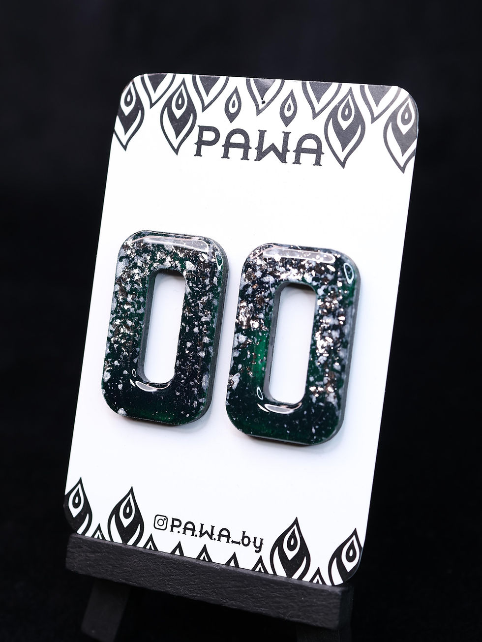 Thumbnail: EpoxyArt Earrings №375