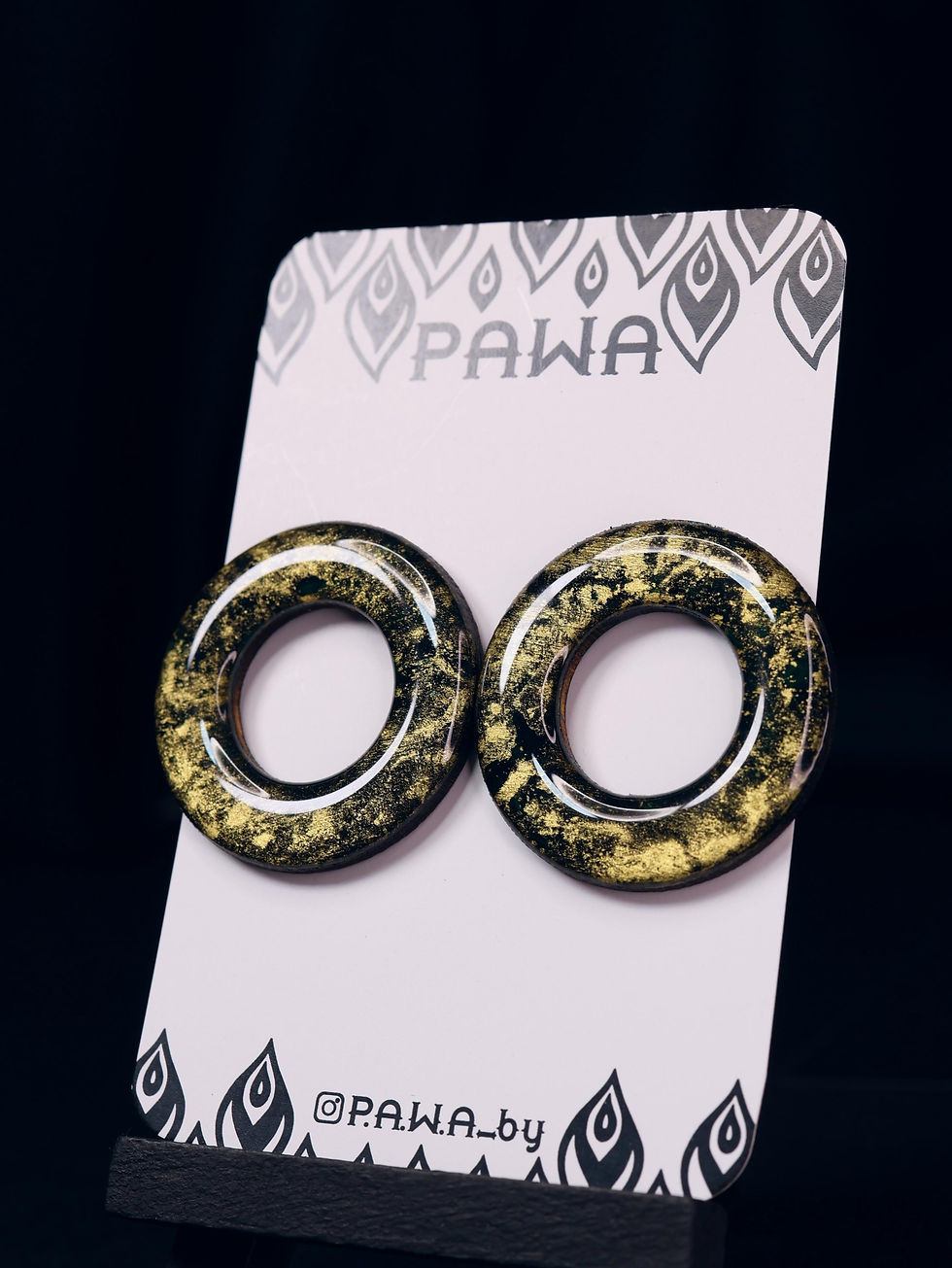 Thumbnail: EpoxyArt Earrings №51