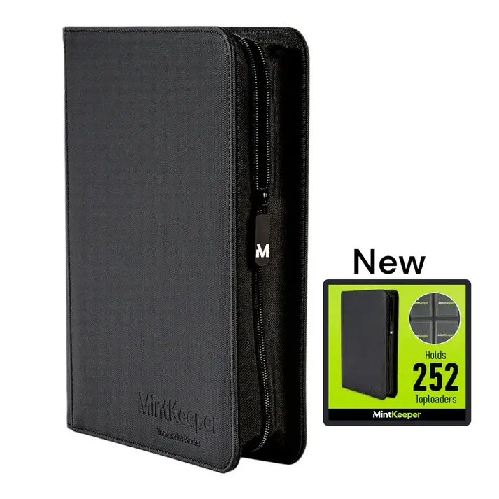 Thumbnail: 9 Pocket Toploader Trading Card Binder - Choose Colour