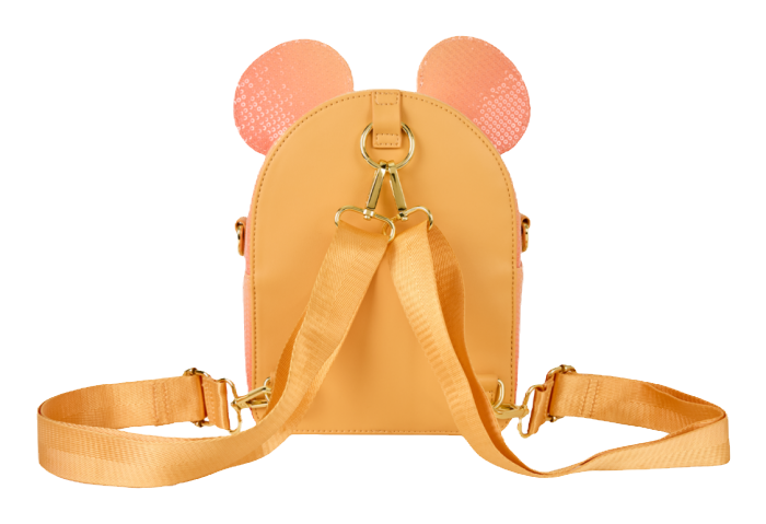 Thumbnail: Loungefly - Mickey Glitter Convertible Mini Backpack