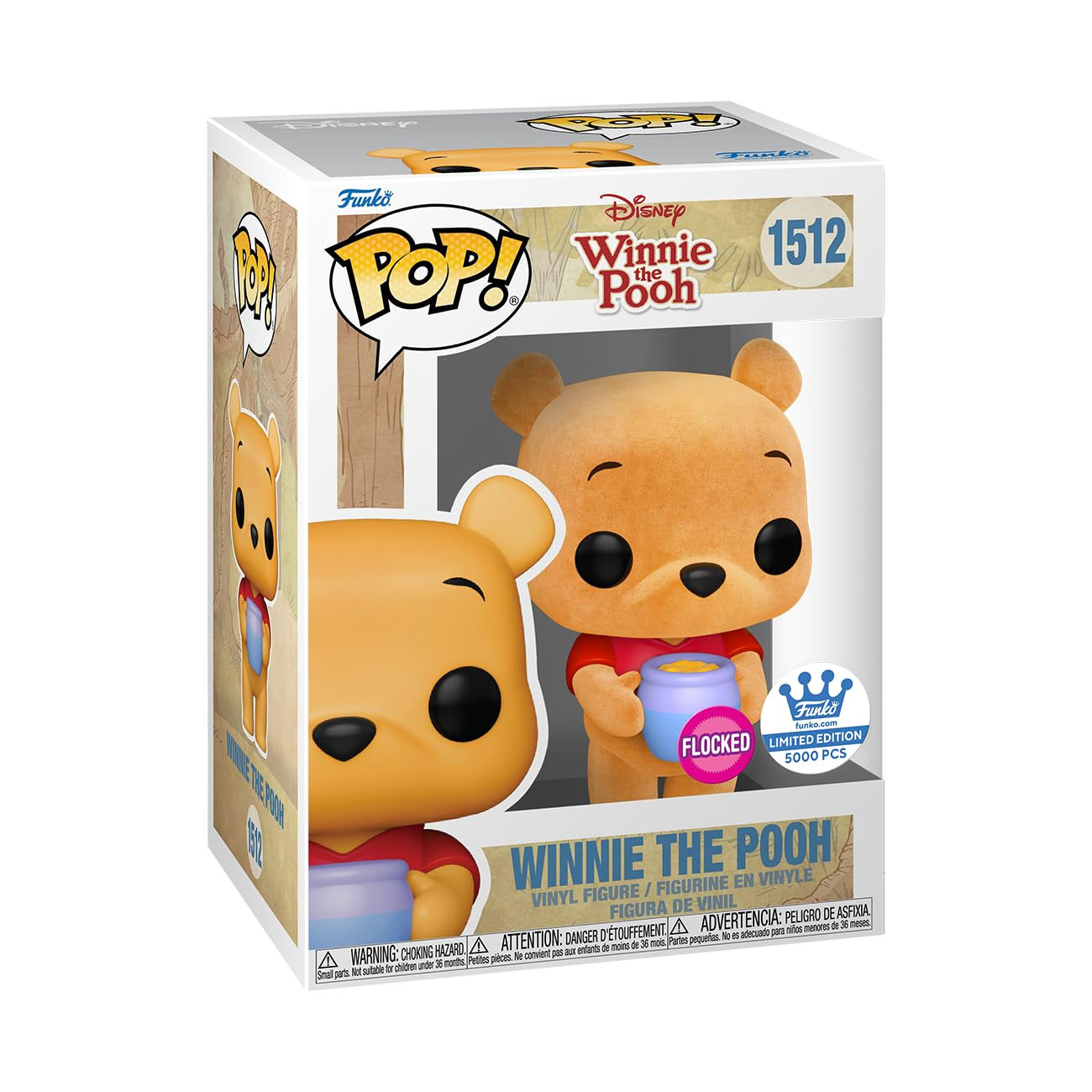 Pop - Winnie The pooh - Flocked - 1512
