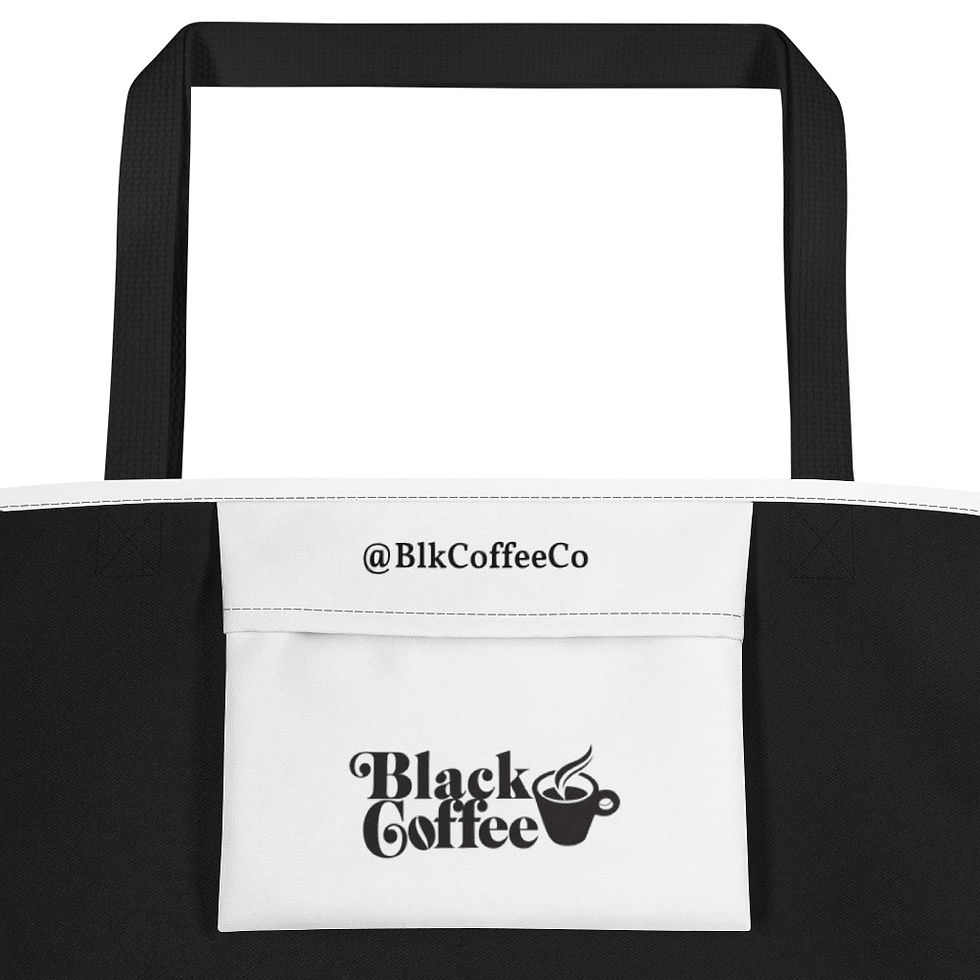 Thumbnail: Black Coffee Tote Bag