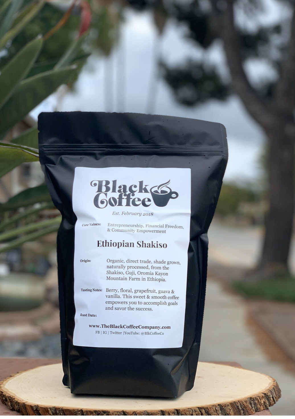 3 lbs Organic Black Coffee Beans