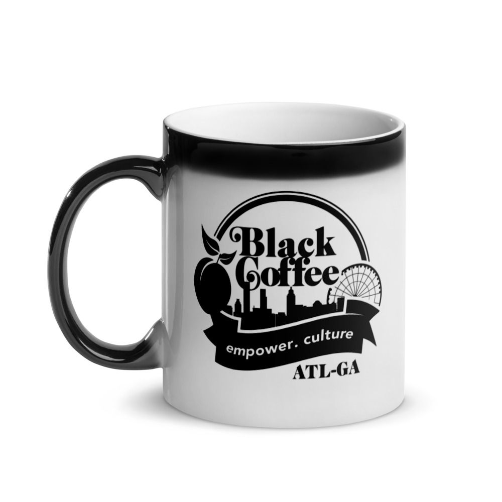 "Black Coffee ATL" Glossy Magic Mug
