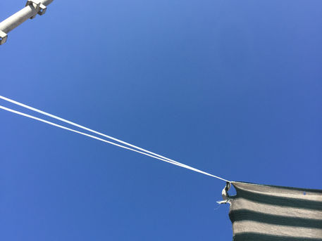 増築現場、上棟しました