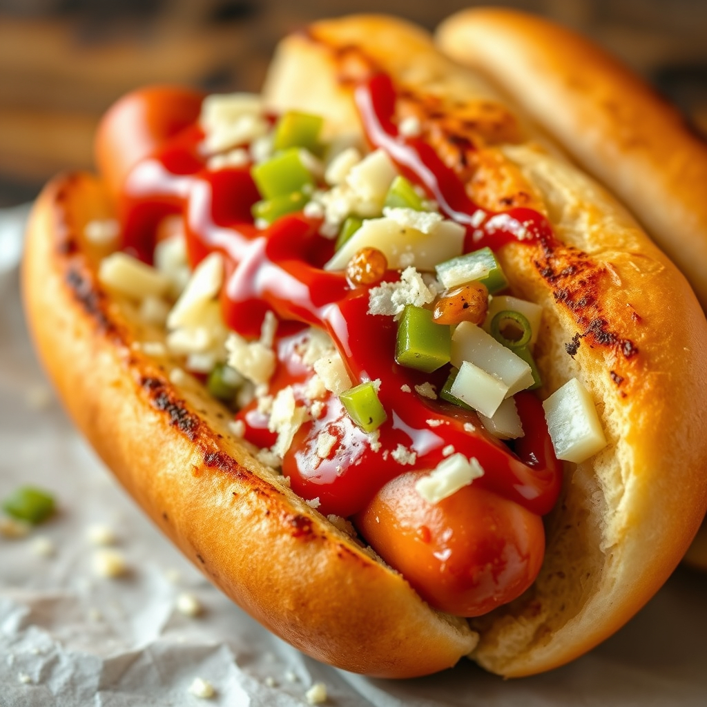 Arranged Food and Objects