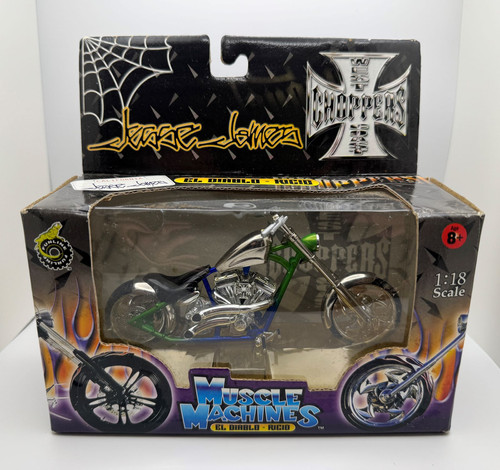 Jesse James West Coast Choppers El Diablo Rigid Model 1:18 Scale