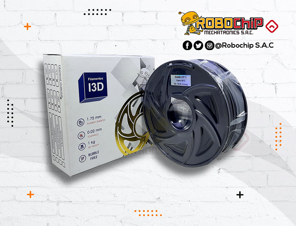 Filamento PLA i3D - Negro