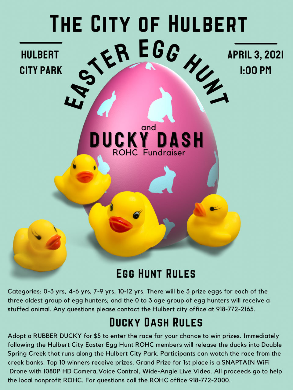 Hulbert Easter Egg Hunt Town of Hulbert