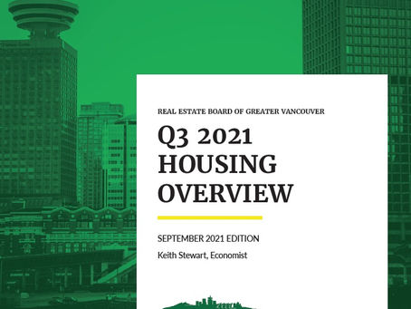 REBGV 3/4분기 부동산 시장 리포트 정리