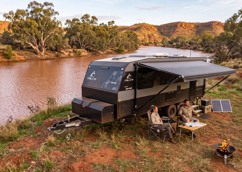 Gaia Club caravan by Cadillac RV