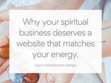 Spiritual business blog cover image.