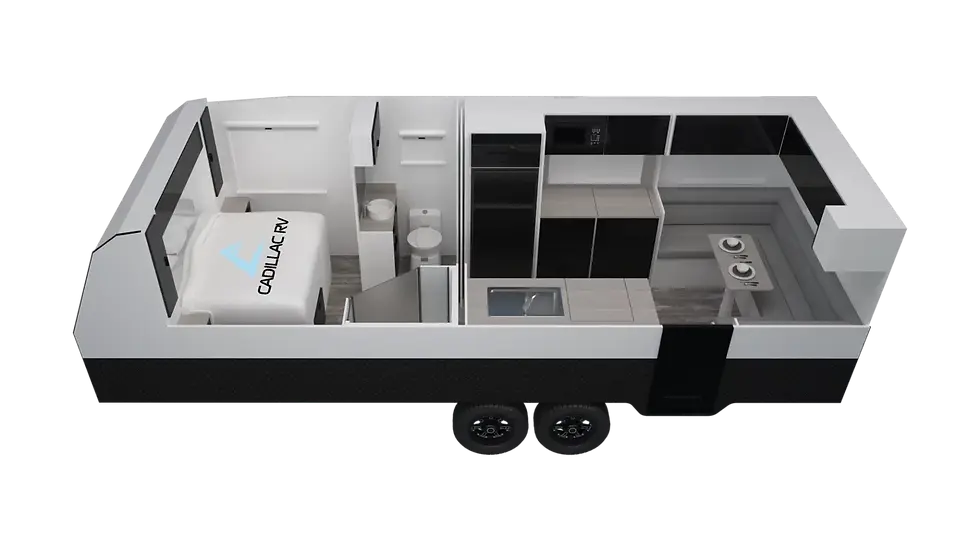 Gaia Club caravan by Cadillac RV