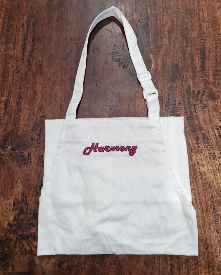 Thumbnail: Kids Apron 100% Cotton Hand Embroidered Personalised