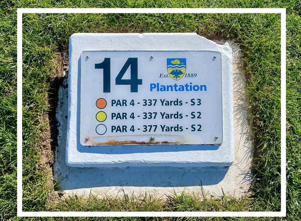 B&ER Golf Club 14 Tee