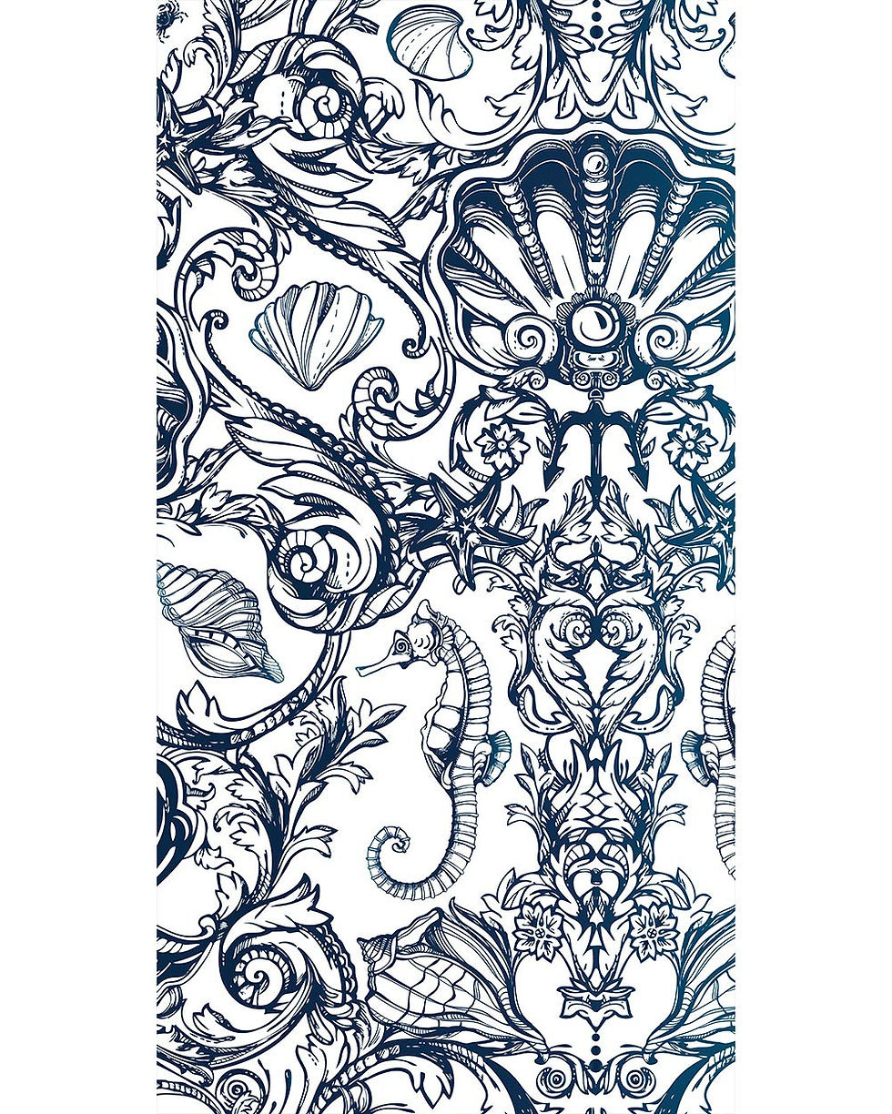 Thumbnail: Under the Sea Seamless Masks Bandanas