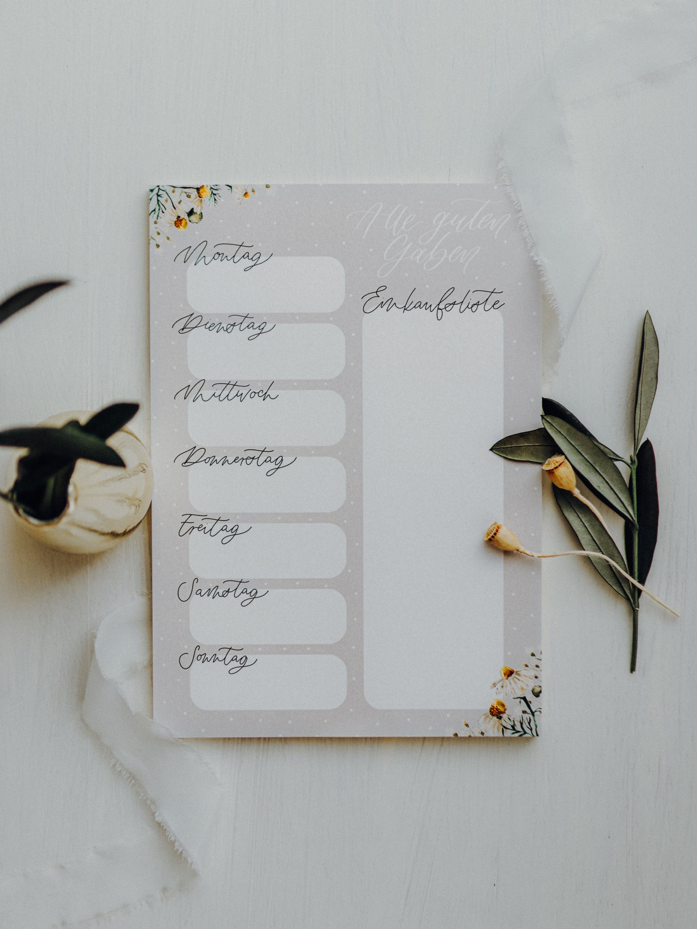 ESSENSPLANER – ALLE GUTEN GABEN 