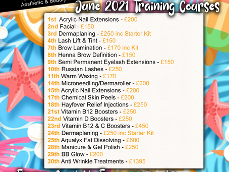 June 2021 Training Dates