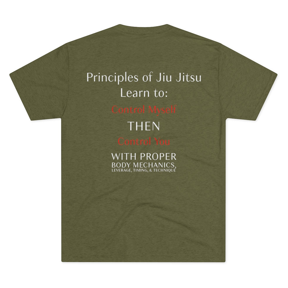 Thumbnail: "Principles of Jiu Jitsu" - Tri-Blend Crew Tee - Bermuda Brand Co. 