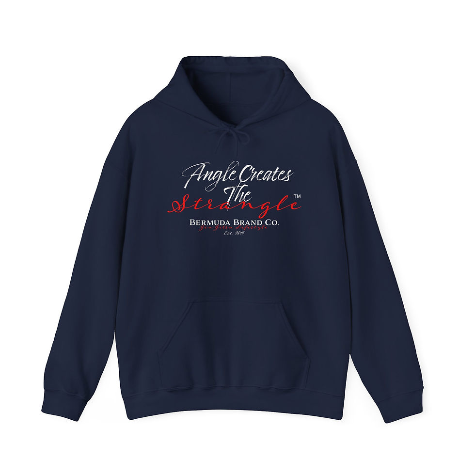 Thumbnail: "Angle Creates The Strangle" - Heavy Blend™ Hoodie - Bermuda Brand Co.