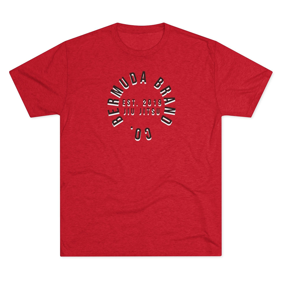 Thumbnail: "Jiu Jitsu & Repeat" - Tri-Blend Crew Tee - Bermuda Brand Co. 