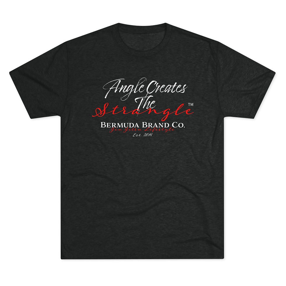 Thumbnail: "Angle Creates The Strangle " - Tri-Blend Crew Tee - Bermuda Brand Co. 