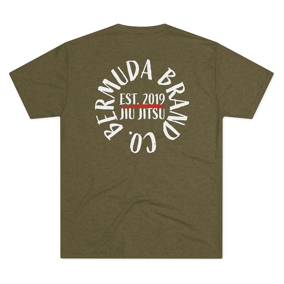 Thumbnail: "Jiu Jitsu Lifestyle" - Tri-Blend Crew Tee - Bermuda Brand Co. 