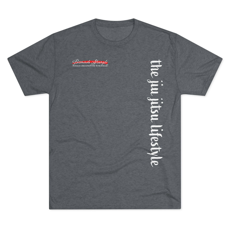 Thumbnail: "Jiu Jitsu Lifestyle" - Tri-Blend Crew Tee - Bermuda Brand Co. 