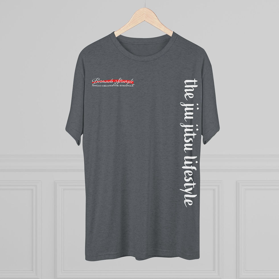 Thumbnail: "Jiu Jitsu Lifestyle" - Tri-Blend Crew Tee - Bermuda Brand Co. 