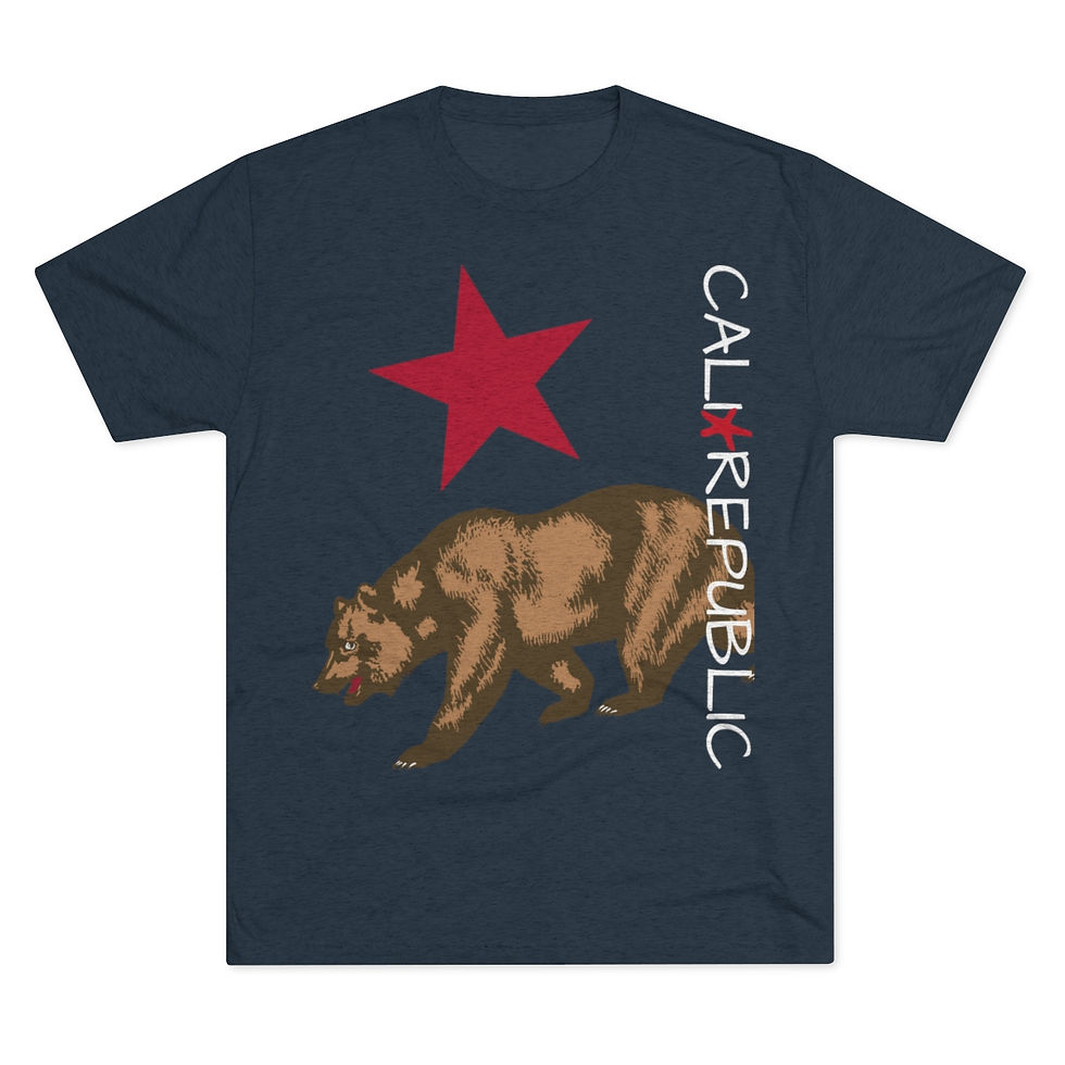 Thumbnail: "CALIFORNIA LOVE EDITION" - Tri-Blend Crew Tee - Bermuda Brand Co. 