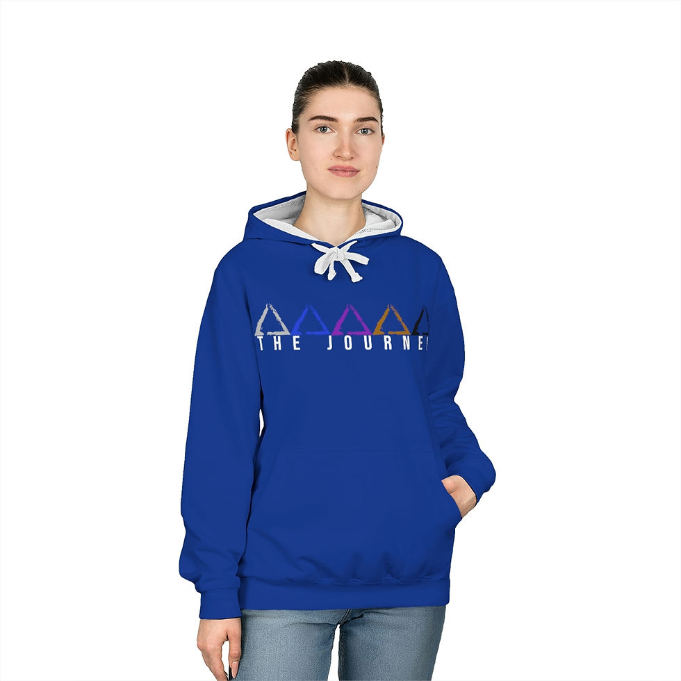 Thumbnail: Varsity Hoodie - Bermuda Brand Co. - FRONT SIDE "The Journey"