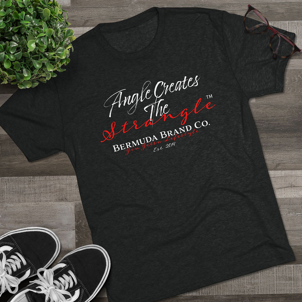 Thumbnail: "Angle Creates The Strangle " - Tri-Blend Crew Tee - Bermuda Brand Co. 