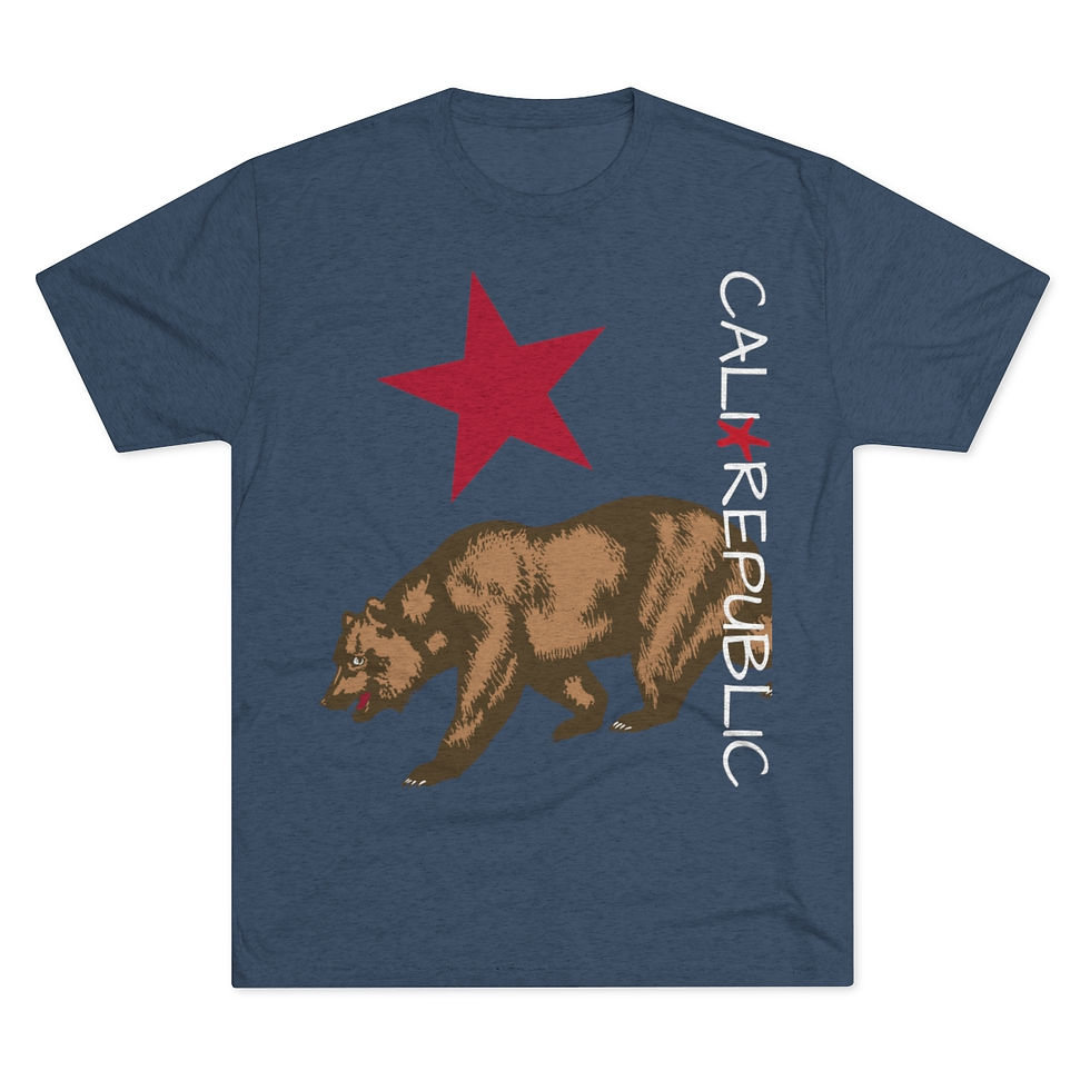 Thumbnail: "CALIFORNIA LOVE EDITION" - Tri-Blend Crew Tee - Bermuda Brand Co. 