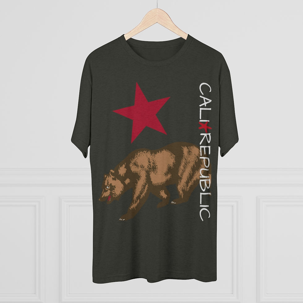 Thumbnail: "CALIFORNIA LOVE EDITION" - Tri-Blend Crew Tee - Bermuda Brand Co. 