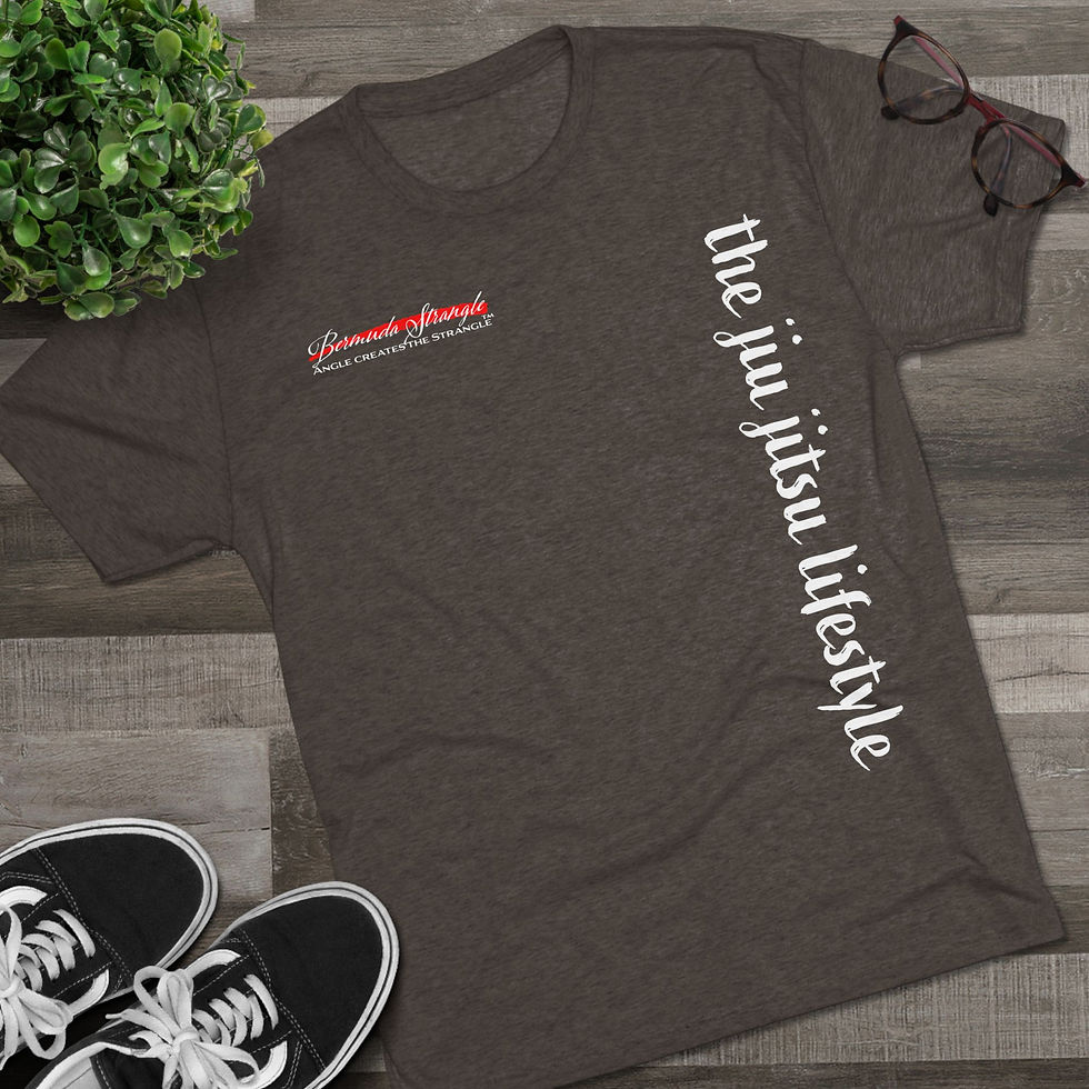 Thumbnail: "Jiu Jitsu Lifestyle" - Tri-Blend Crew Tee - Bermuda Brand Co. 