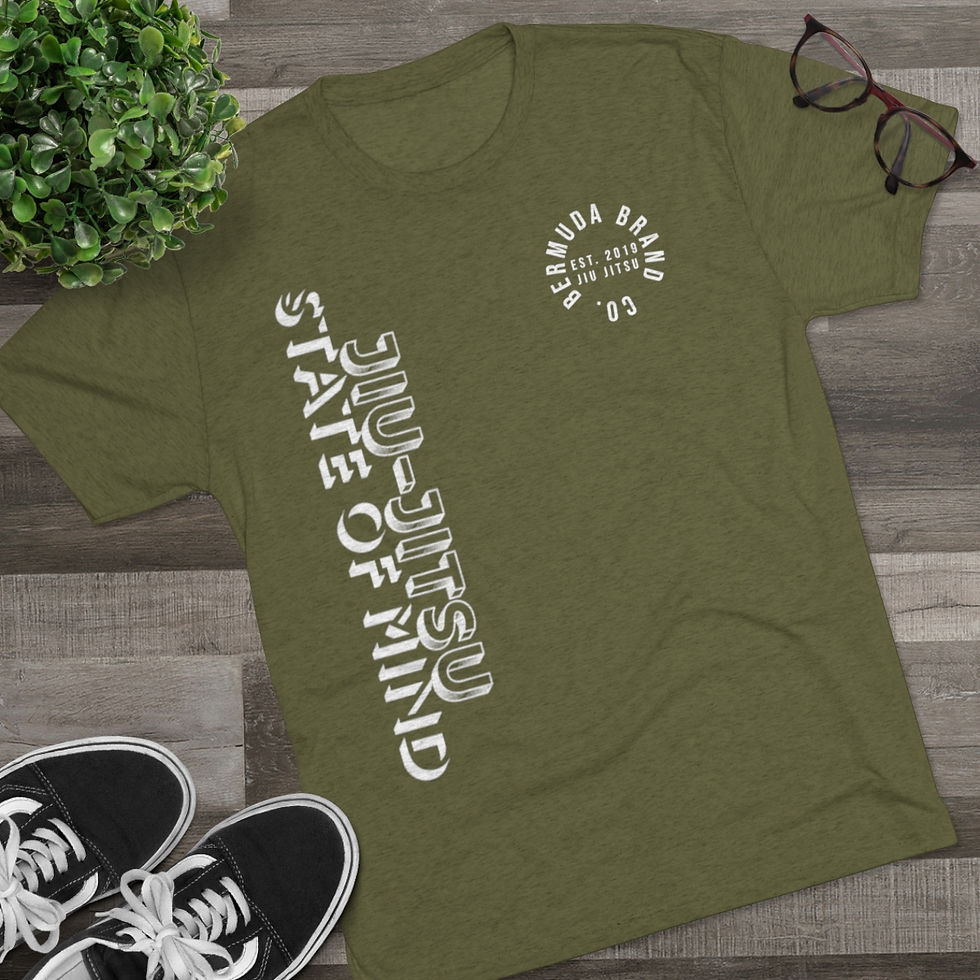 Thumbnail: "Gentle Violence" - Tri-Blend Crew Tee - Bermuda Brand Co. 