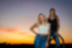 Ashley, left and Tina will be recording episode 10 of their podcast soon.