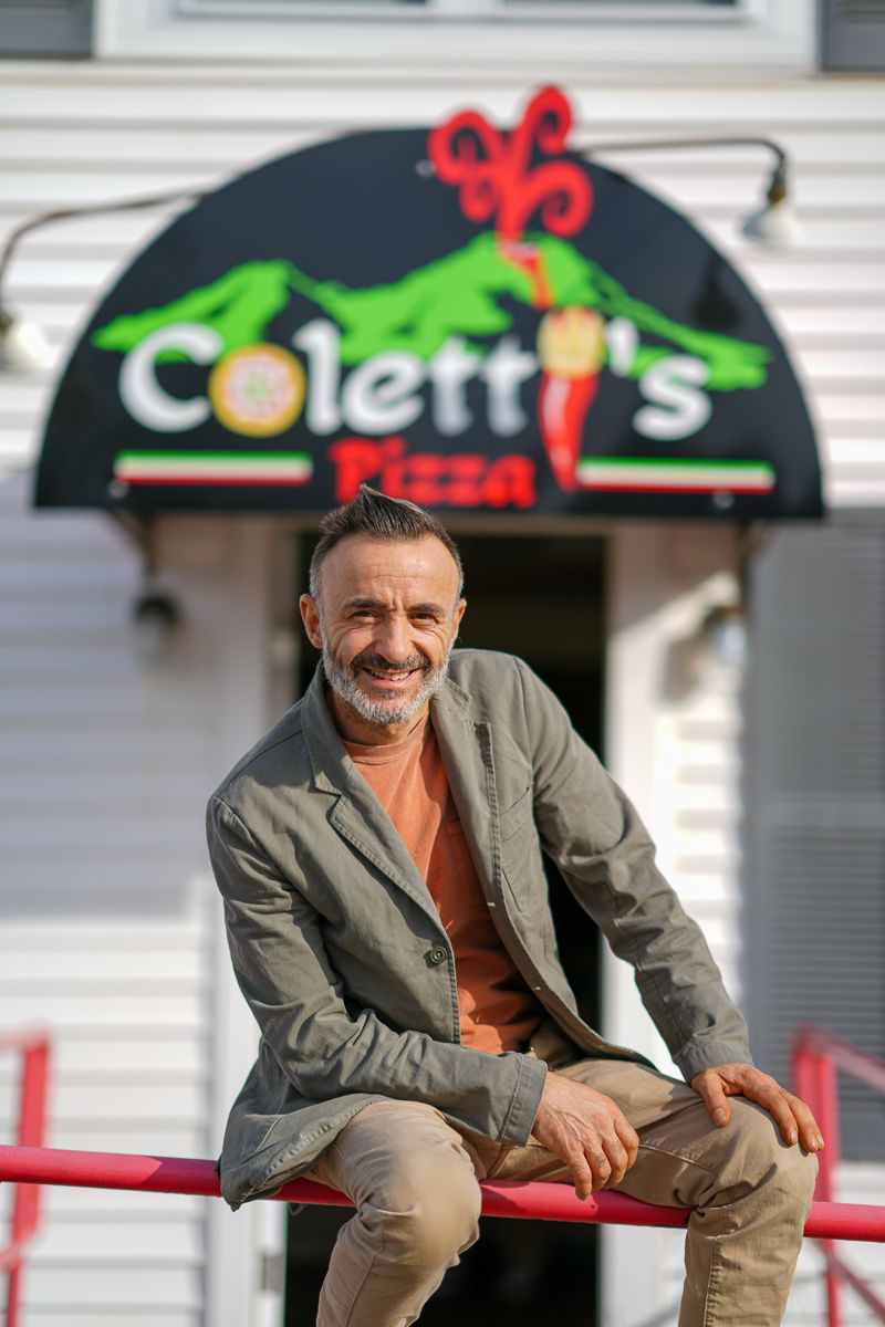 Frank Coletti, owner of Coletti's Pizza in Biddeford, Maine on Monday, March 30, 2026.