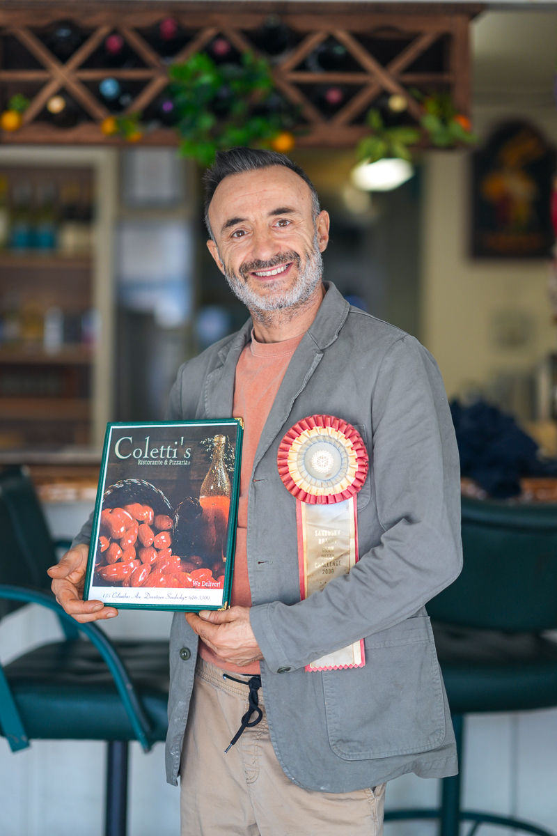 Frank Coletti, owner of Coletti's Pizza in Biddeford, Maine on Monday, March 30, 2026.