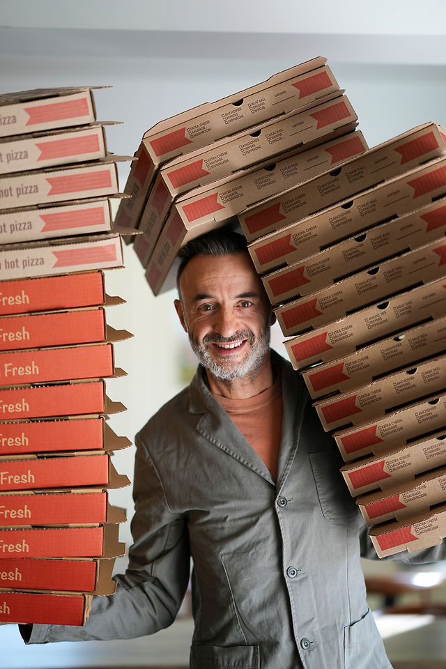 Frank Coletti, owner of Coletti's Pizza in Biddeford, Maine on Monday, March 30, 2026. 